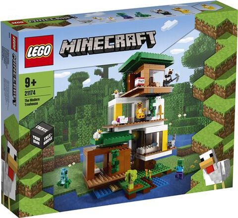 Lego - Minecraft  - La Cabane Moderne Dans L'arbre